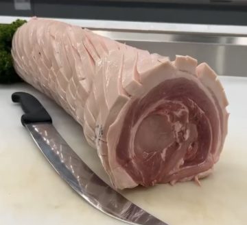 B/R (bone and roll) loin pork